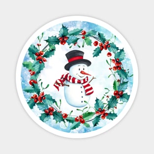 Cute snowman Magnet